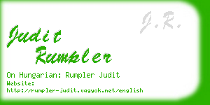 judit rumpler business card